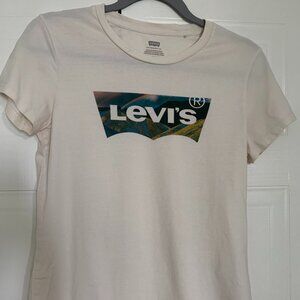 LEVI'S Short Sleeve Levi's® Logo T-shirt - CREAM